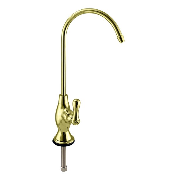 Westbrass Classic 10" Cold Water Dispenser in Polished Brass D2033-NL-01